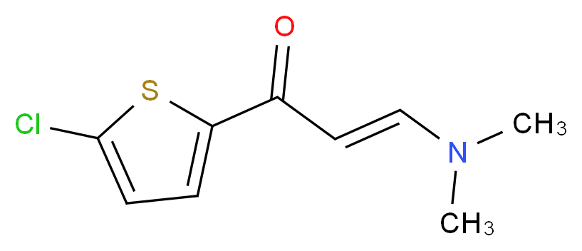 1-(5-Chloro-2-thienyl)-3-(dimethylamino)-2-propen-1-one_Molecular_structure_CAS_)