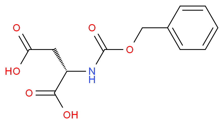 (S)-2-(((Benzyloxy)carbonyl)aMino)succinic acid_Molecular_structure_CAS_1152-61-0)