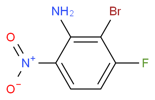 2-Bromo-3-fluoro-6-nitroaniline 97%_Molecular_structure_CAS_1218764-80-7)
