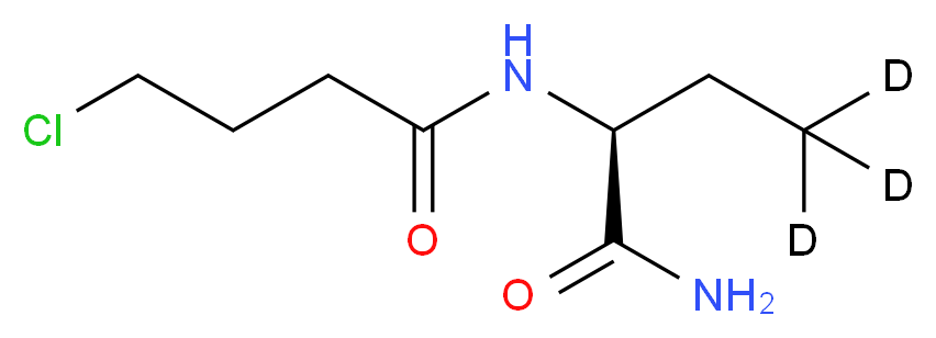 (S)-N-(1-Amino-1-oxobutan-2-yl)-4-chlorobutanamide-d3_Molecular_structure_CAS_)