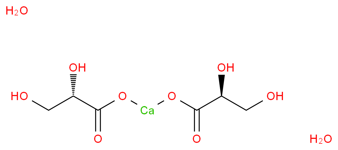 L-(-)-Glyceric acid hemicalcium salt monohydrate_Molecular_structure_CAS_6057-35-8)