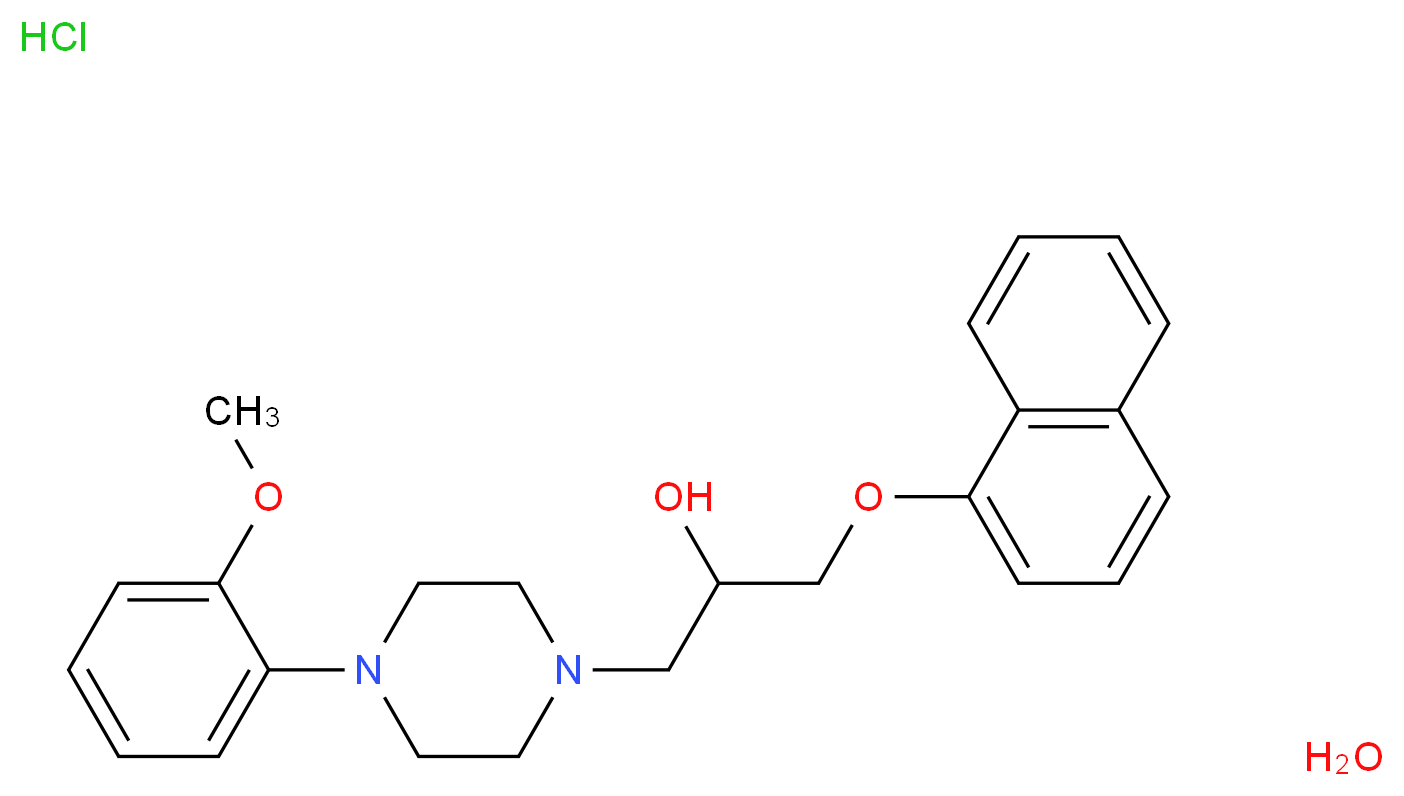 Naftopidil hydrochloride hydrate_Molecular_structure_CAS_57149-07-2(freebase))