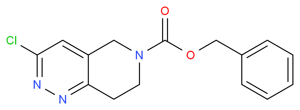 benzyl 3-chloro-5H,6H,7H,8H-pyrido[4,3-c]pyridazine-6-carboxylate_Molecular_structure_CAS_)