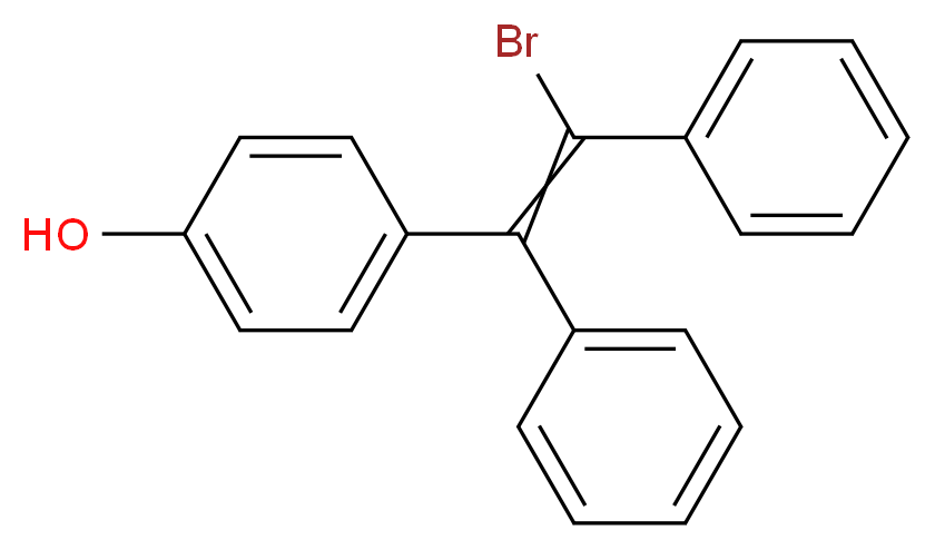 (E,Z)-1-Bromo-1,2-diphenyl-2-(4-hydroxyphenyl)ethene_Molecular_structure_CAS_874504-11-7)