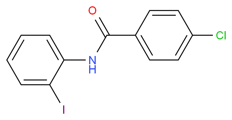 4-Chloro-N-(2-iodophenyl)benzamide_Molecular_structure_CAS_346689-44-9)