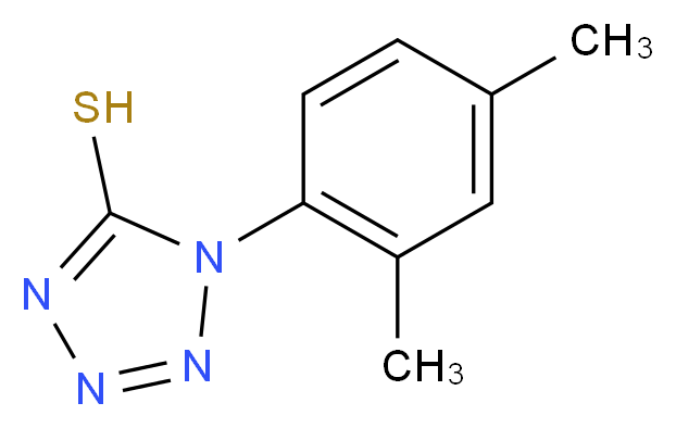 1-(2,4-Dimethyl-phenyl)-1H-tetrazole-5-thiol_Molecular_structure_CAS_)