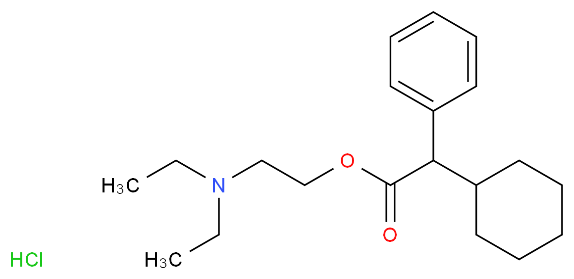 Drofenine hydrochloride_Molecular_structure_CAS_548-66-3)