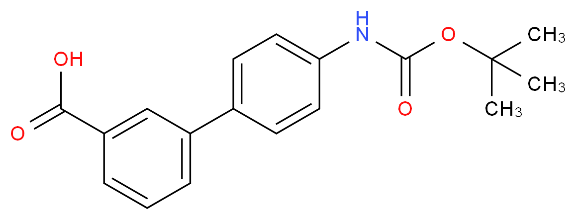 4'-Amino-[1,1'-biphenyl]-3-carboxylic acid, N-BOC protected_Molecular_structure_CAS_927801-51-2)