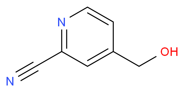 4-(hydroxymethyl)pyridine-2-carbonitrile_Molecular_structure_CAS_)