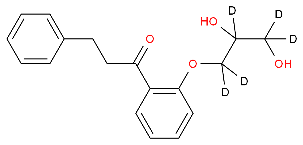Depropylamino Hydroxy Propafenone-d5_Molecular_structure_CAS_1346598-59-1)