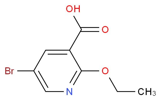 5-Bromo-2-ethoxynicotinic acid_Molecular_structure_CAS_)