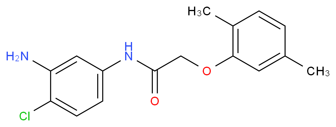 N-(3-Amino-4-chlorophenyl)-2-(2,5-dimethylphenoxy) acetamide_Molecular_structure_CAS_)