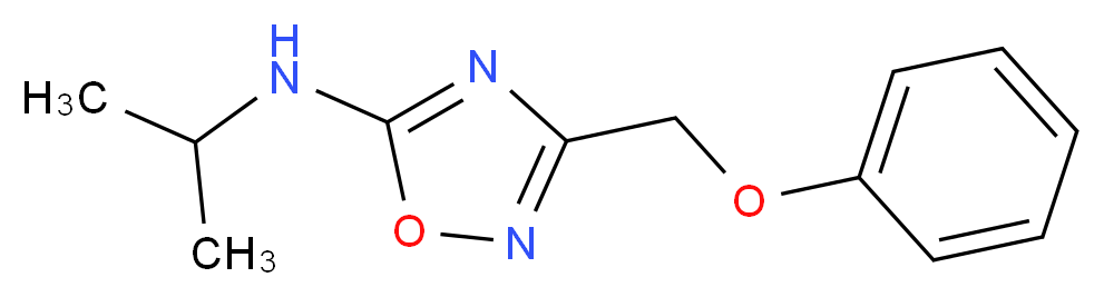 3-(phenoxymethyl)-N-(propan-2-yl)-1,2,4-oxadiazol-5-amine_Molecular_structure_CAS_)
