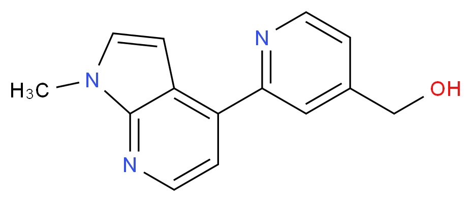 [2-(1-methyl-1H-pyrrolo[2,3-b]pyridin-4-yl)-4-pyridinyl]methanol_Molecular_structure_CAS_)