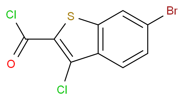 6-Bromo-3-chloro-1-benzothiophene-2-carbonyl chloride_Molecular_structure_CAS_75212-27-0)