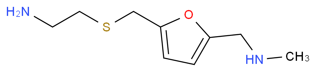 5-[[(2-Aminoethyl)thio]methyl]-N-methyl-2-furanmethanamine_Molecular_structure_CAS_66356-54-5)