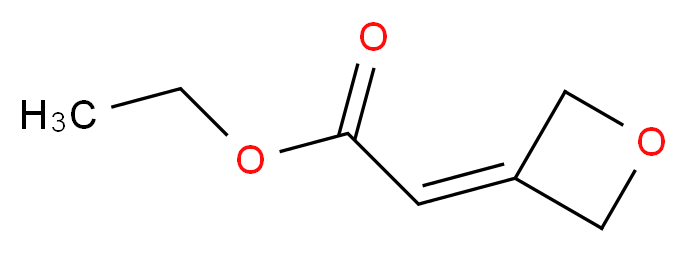 Ethyl 2-(oxetan-3-ylidene)acetate_Molecular_structure_CAS_922500-91-2)