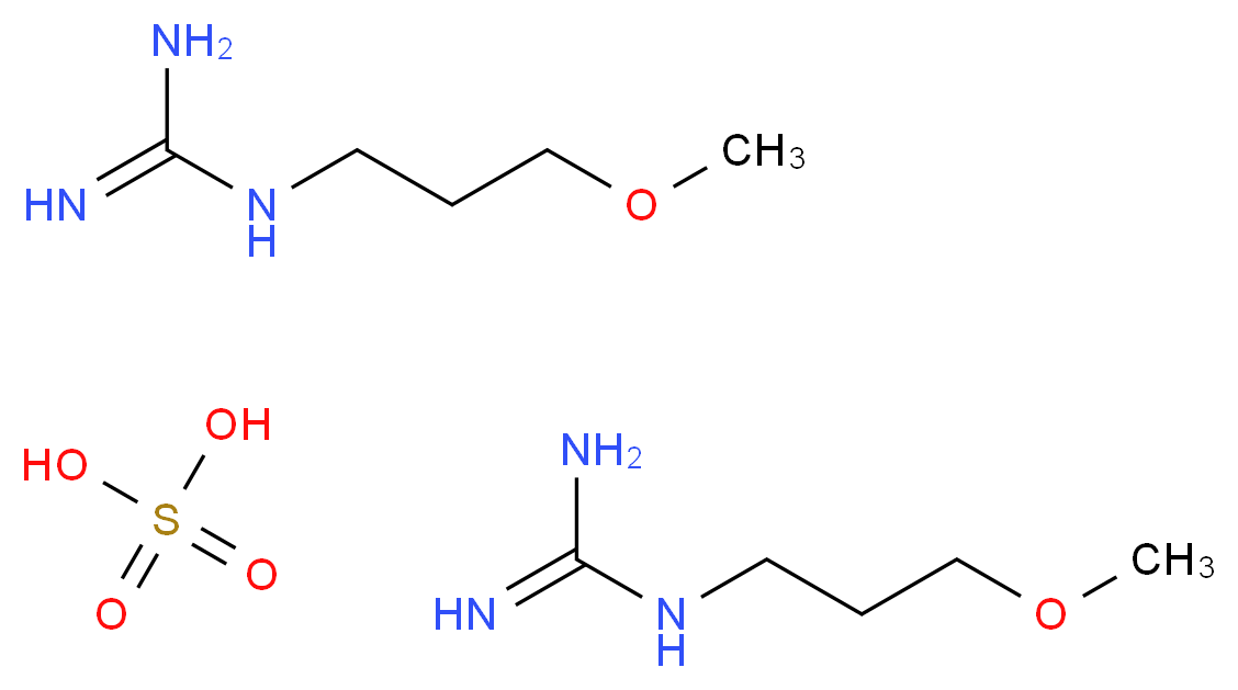 bis(1-(3-methoxypropyl)guanidine); sulfuric acid_Molecular_structure_CAS_)