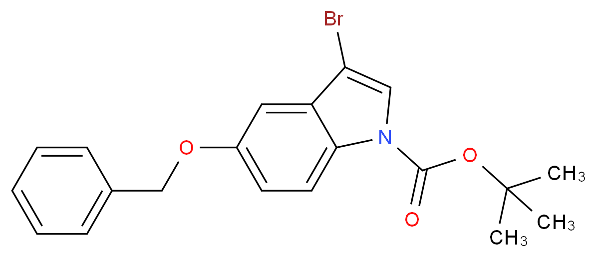 5-(Benzyloxy)-3-bromo-1H-indole, N-BOC protected 98%_Molecular_structure_CAS_914349-28-3)