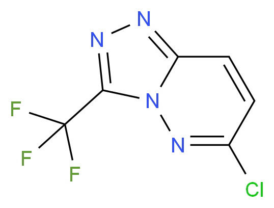 6-chloro-3-(trifluoromethyl)[1,2,4]triazolo[4,3-b]pyridazine_Molecular_structure_CAS_40971-95-7)