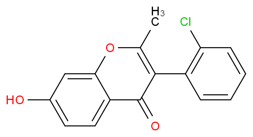 3-(2-Chloro-phenyl)-7-hydroxy-2-methyl-chromen-4-one_Molecular_structure_CAS_)