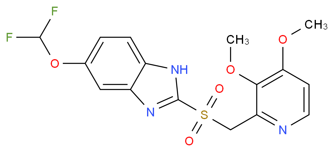 Pantoprazole Sulfone_Molecular_structure_CAS_)