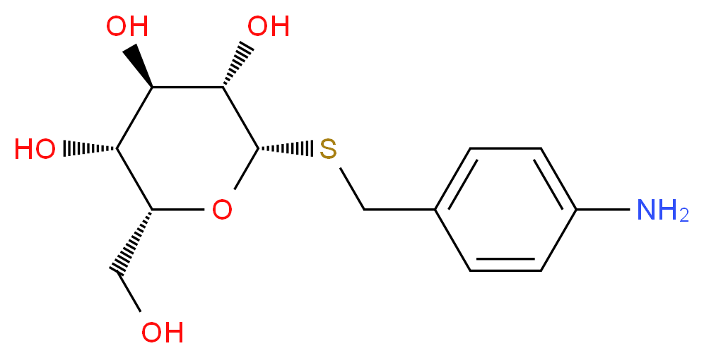 1-(4-Aminobenzylthio)-beta-D galactopyranose_Molecular_structure_CAS_35785-20-7)