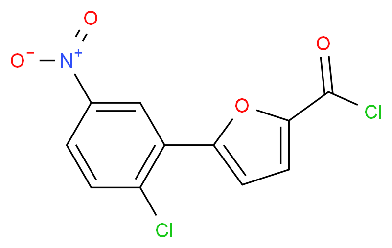 5-(2-Chloro-5-nitrophenyl)-2-furoyl chloride_Molecular_structure_CAS_380871-34-1)