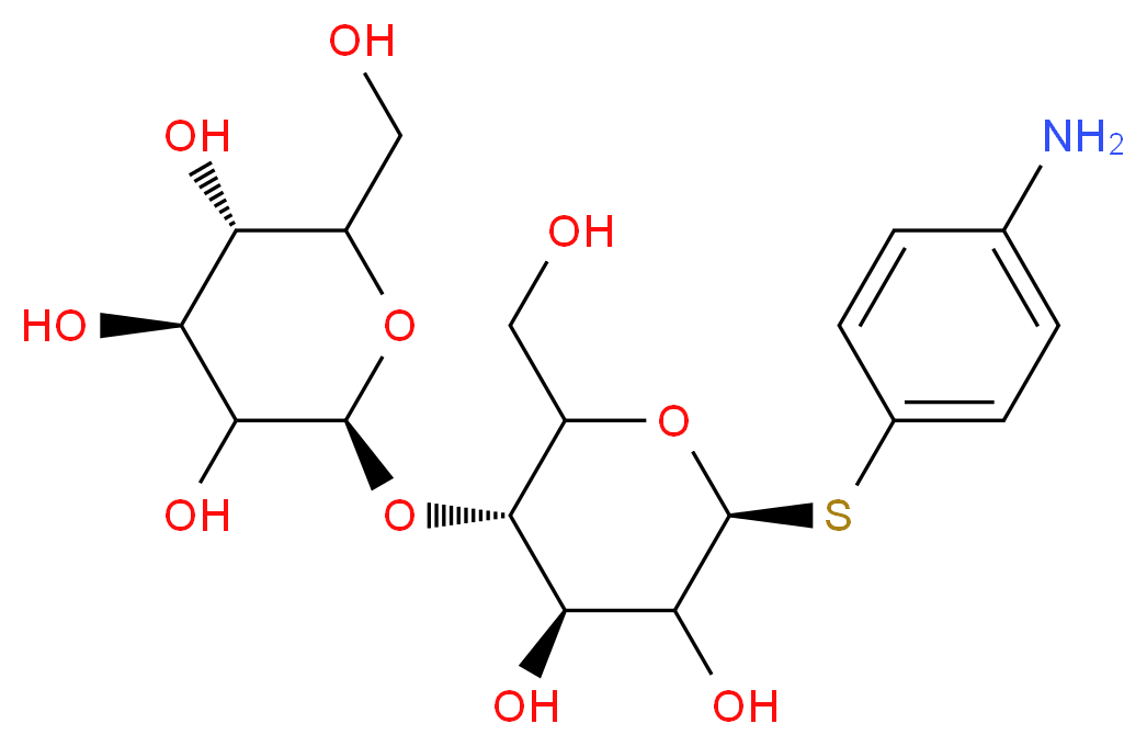 4-Aminophenyl 1-Thio-β-D-cellobioside_Molecular_structure_CAS_68636-51-1)