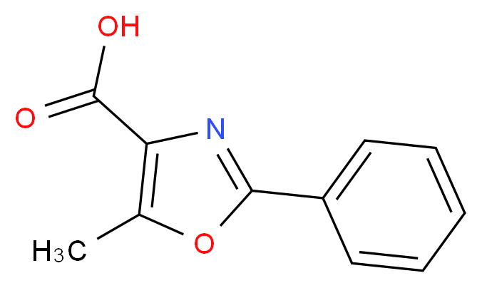 5-methyl-2-phenyl-1,3-oxazole-4-carboxylic acid_Molecular_structure_CAS_18735-74-5)