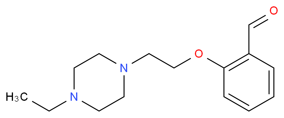 2-[2-(4-ethyl-1-piperazinyl)ethoxy]benzaldehyde_Molecular_structure_CAS_)