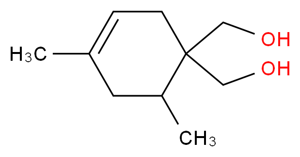 (4,6-dimethylcyclohex-3-ene-1,1-diyl)dimethanol_Molecular_structure_CAS_)