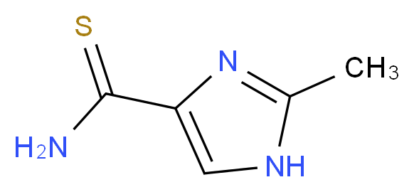 2-methyl-1H-imidazole-4-carbothioamide_Molecular_structure_CAS_129486-91-5)