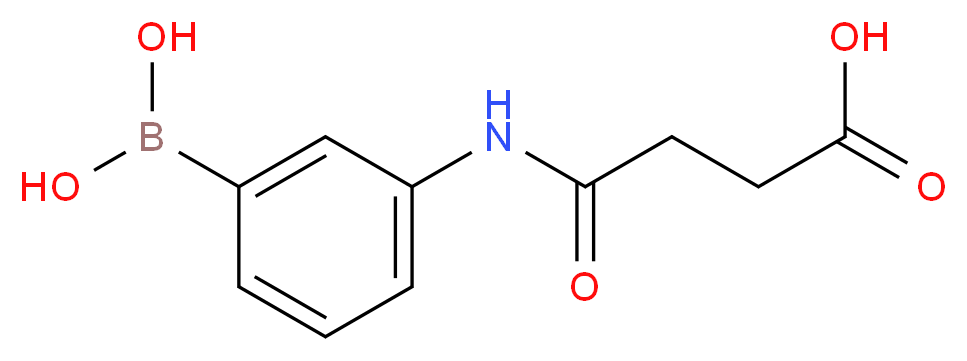 3-(3-CARBOXYPROPIONYLAMINO)PHENYLBORONIC ACID_Molecular_structure_CAS_31754-00-4)