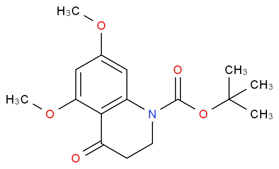 TERT-BUTYL 5,7-DIMETHOXY-4-OXO-3,4-DIHYDROQUINOLINE-1(2H)-CARBOXYLATE_Molecular_structure_CAS_65510-96-5)