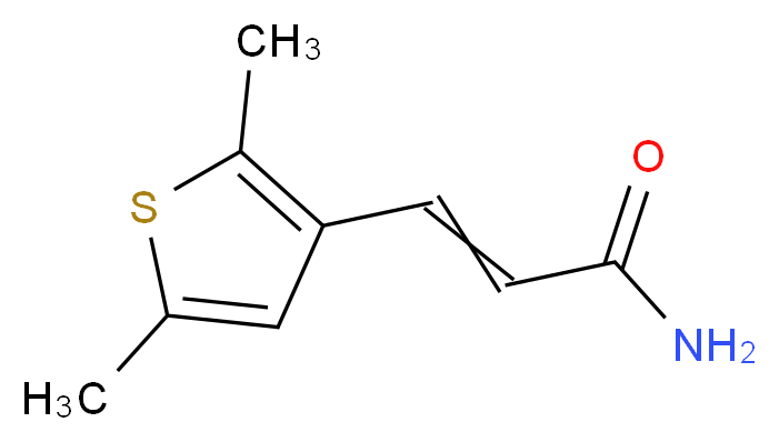 3-(2,5-dimethyl-3-thienyl)acrylamide_Molecular_structure_CAS_)