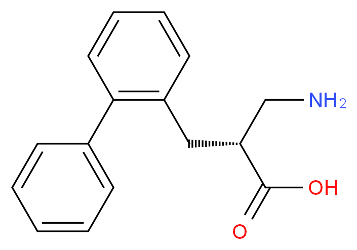 (R)-2-AMINOMETHYL-3-BIPHENYL-2-YL-PROPIONIC ACID_Molecular_structure_CAS_)