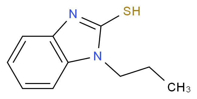 1-Propyl-1H-benzimidazole-2-thiol_Molecular_structure_CAS_67624-25-3)