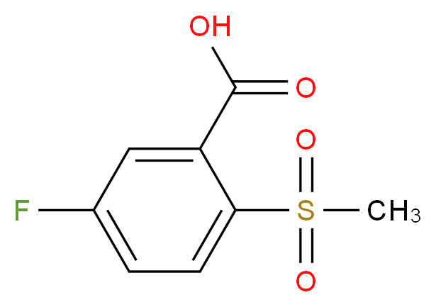 5-Fluoro-2-(methylsulphonyl)benzoic acid_Molecular_structure_CAS_773873-55-5)
