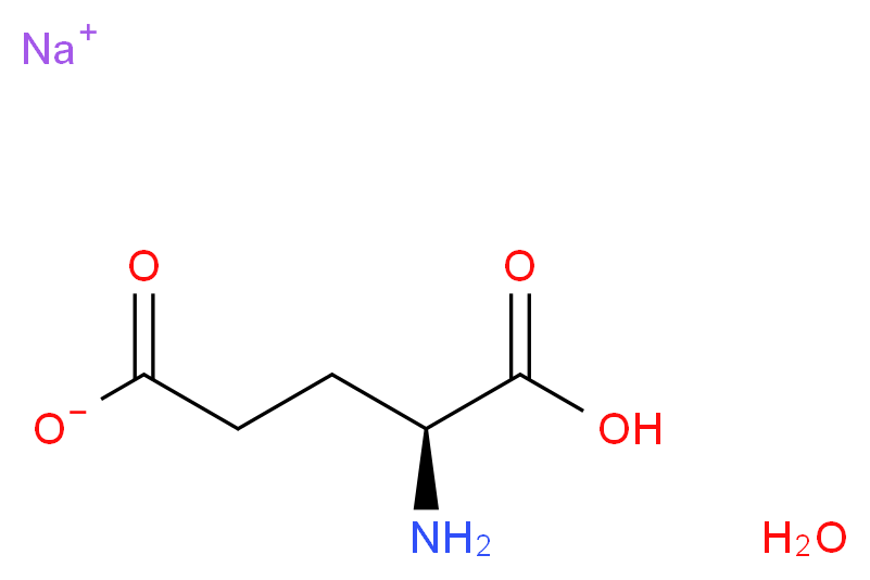 L-Glutamic acid monosodium salt monohydrate_Molecular_structure_CAS_6106-04-3)
