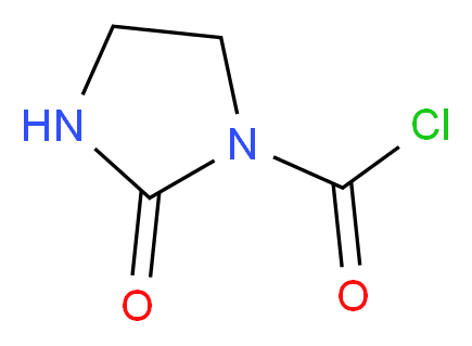 2-Oxo-1-imidazolidinecarbonyl chloride_Molecular_structure_CAS_13214-53-4)