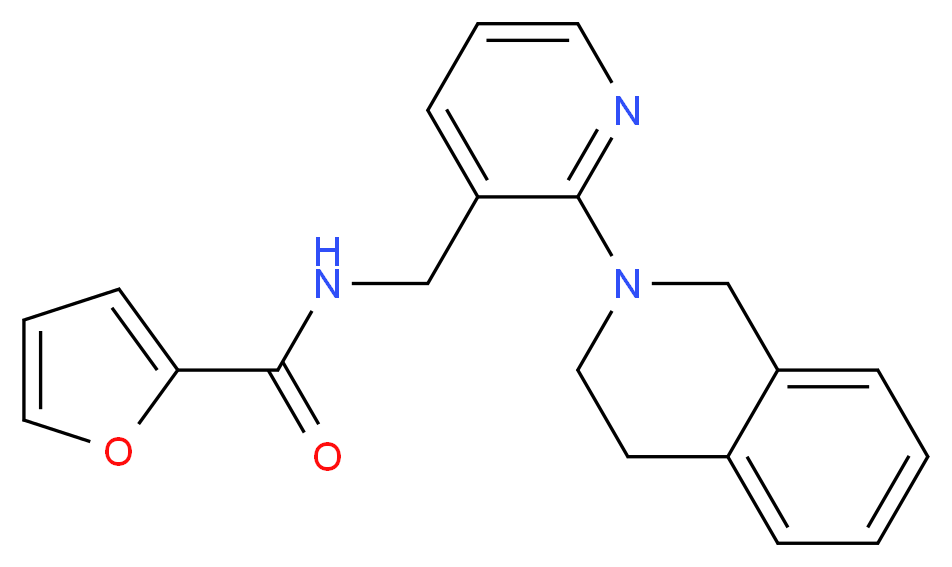 N-{[2-(3,4-dihydro-2(1H)-isoquinolinyl)-3-pyridinyl]methyl}-2-furamide_Molecular_structure_CAS_)
