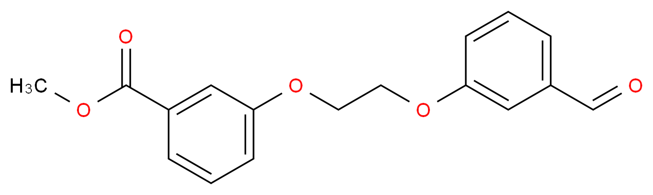 methyl 3-[2-(3-formylphenoxy)ethoxy]benzenecarboxylate_Molecular_structure_CAS_937601-94-0)
