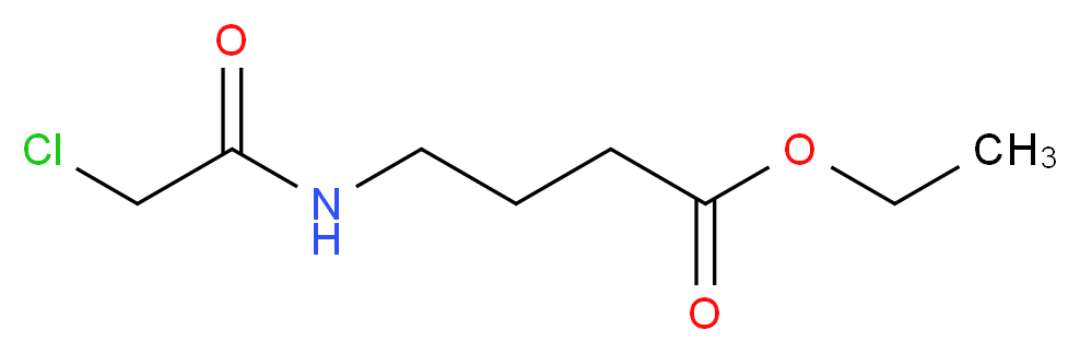 4-(2-Chloro-acetylamino)-butyric acid ethyl ester_Molecular_structure_CAS_)