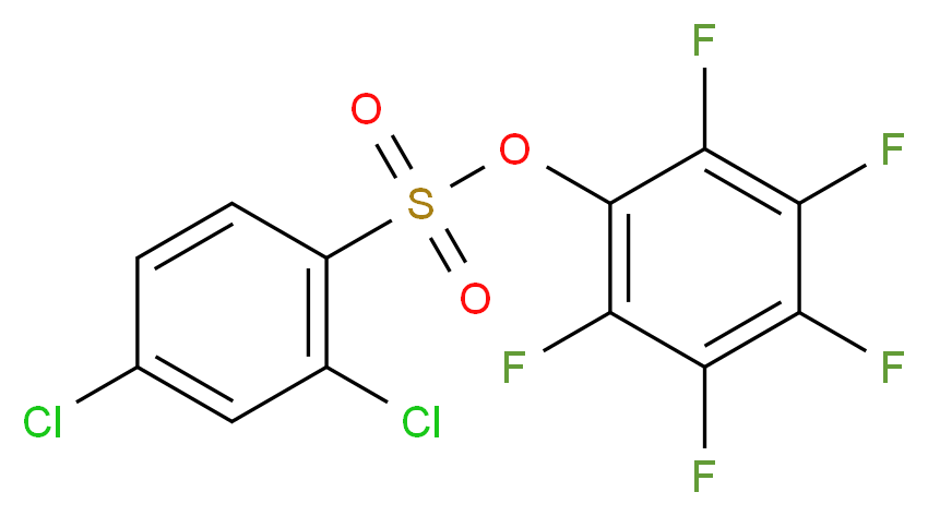 2,3,4,5,6-Pentafluorophenyl 2,4-dichlorobenzenesulfonate_Molecular_structure_CAS_)