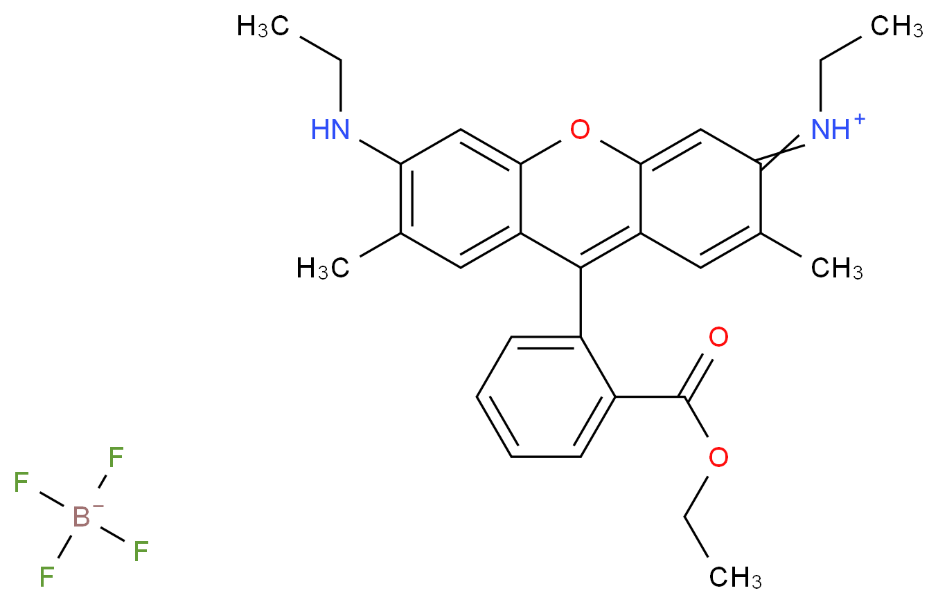 Rhodamine 6G tetrafluoroborate_Molecular_structure_CAS_54854-14-7)