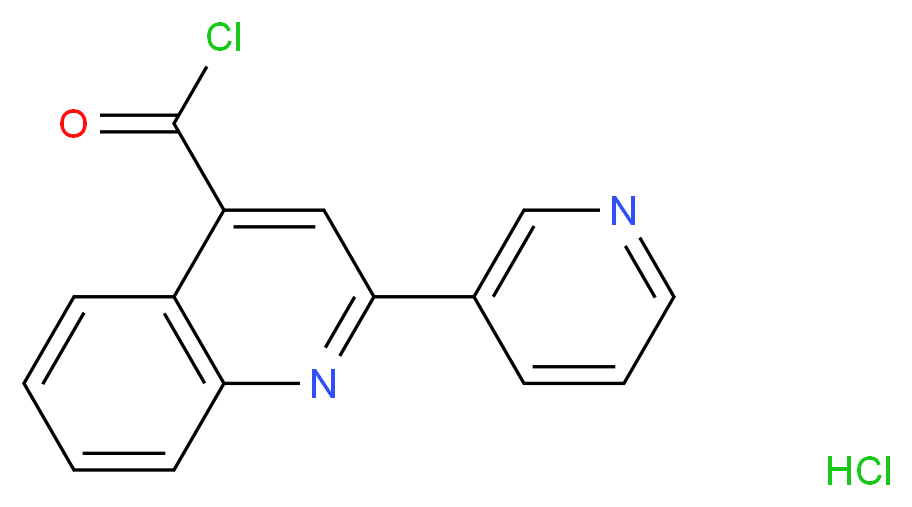 2-Pyridin-3-ylquinoline-4-carbonyl chloride hydrochloride_Molecular_structure_CAS_)