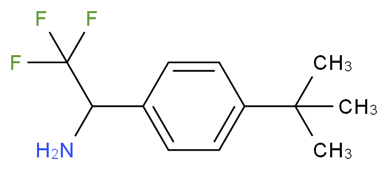 1-(4-tert-butylphenyl)-2,2,2-trifluoroethan-1-amine_Molecular_structure_CAS_)