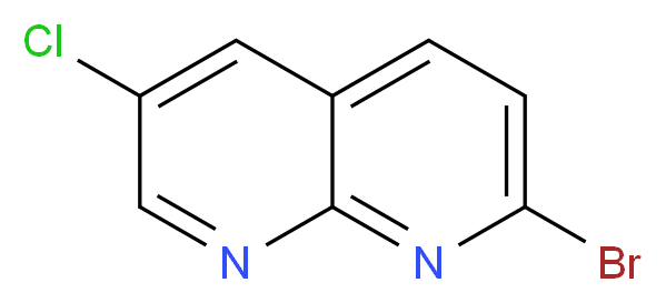 6-Bromo-2-chloro-1,8-naphthyridine_Molecular_structure_CAS_902837-40-5)