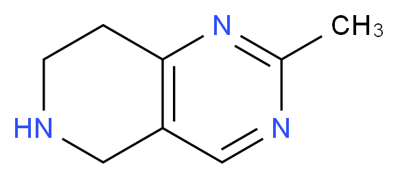 2-methyl-5,6,7,8-tetrahydropyrido[4,3-d]pyrimidine_Molecular_structure_CAS_676994-65-3)